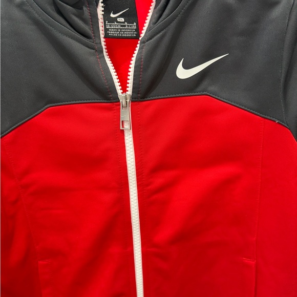 Nike Boys' Red and Charcoal Tracksuit - Picture 5 of 5